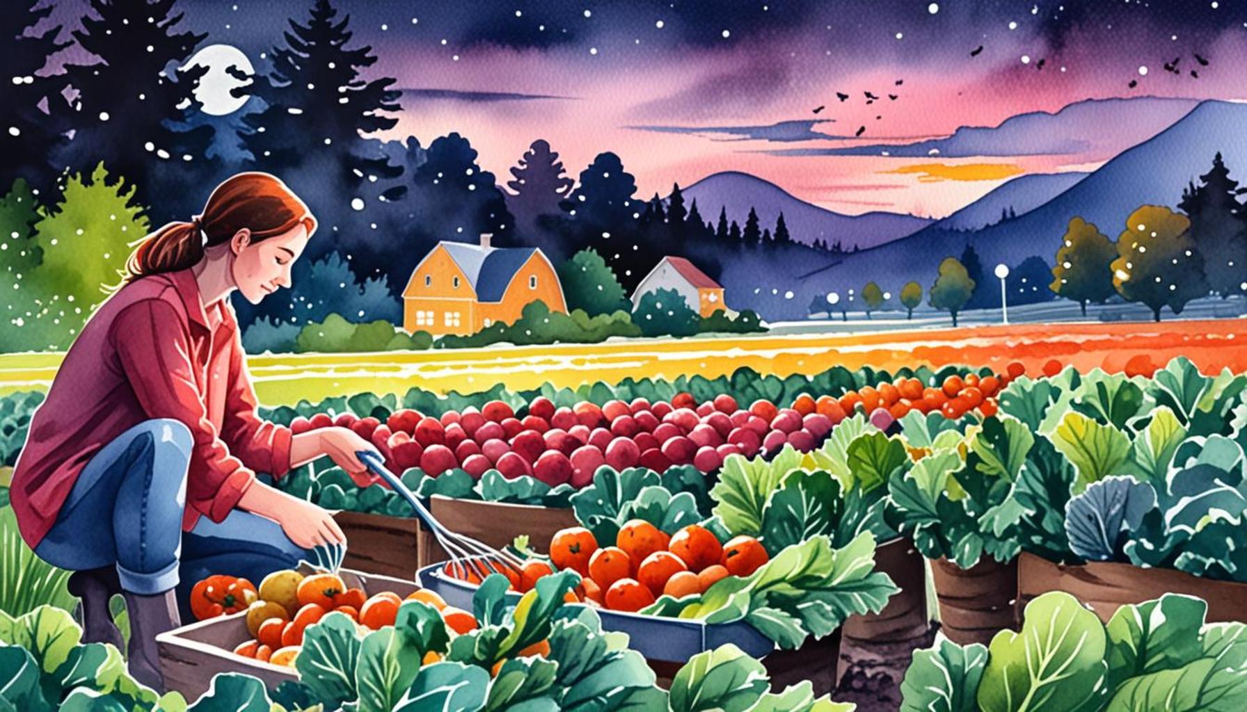 Night Harvest: Advantages and Tips for Harvesting Your Vegetables at Dusk